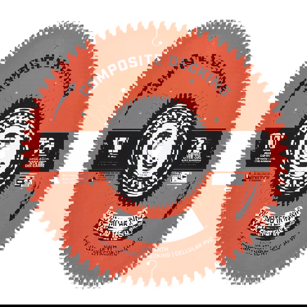 Wet & Dry Cut Saw Blade: 10